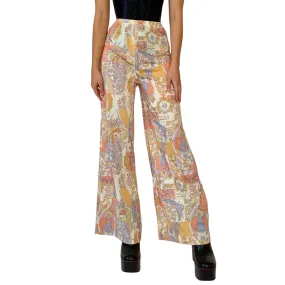 70s Novelty Print Pants (XS/S)