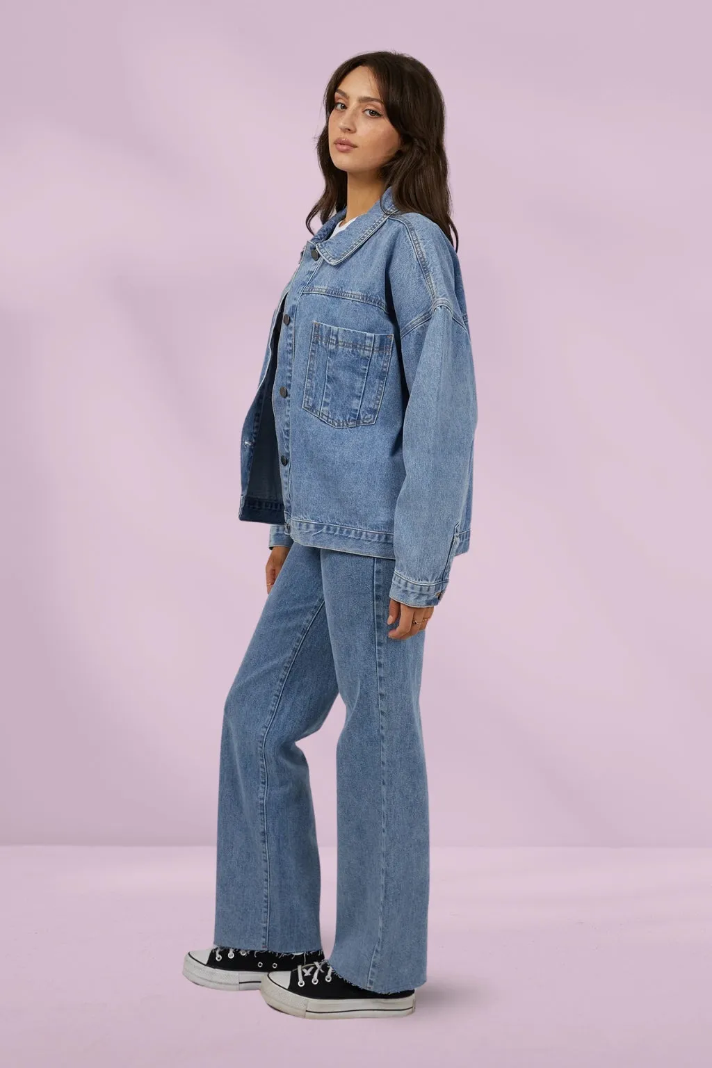 All About Eve Sydney Jacket Light Blue