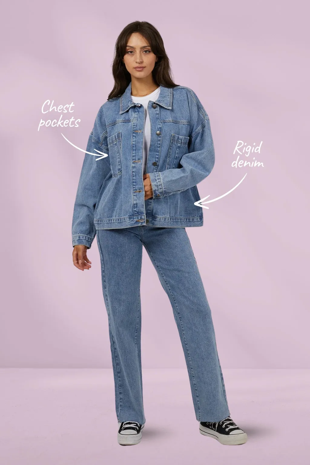 All About Eve Sydney Jacket Light Blue