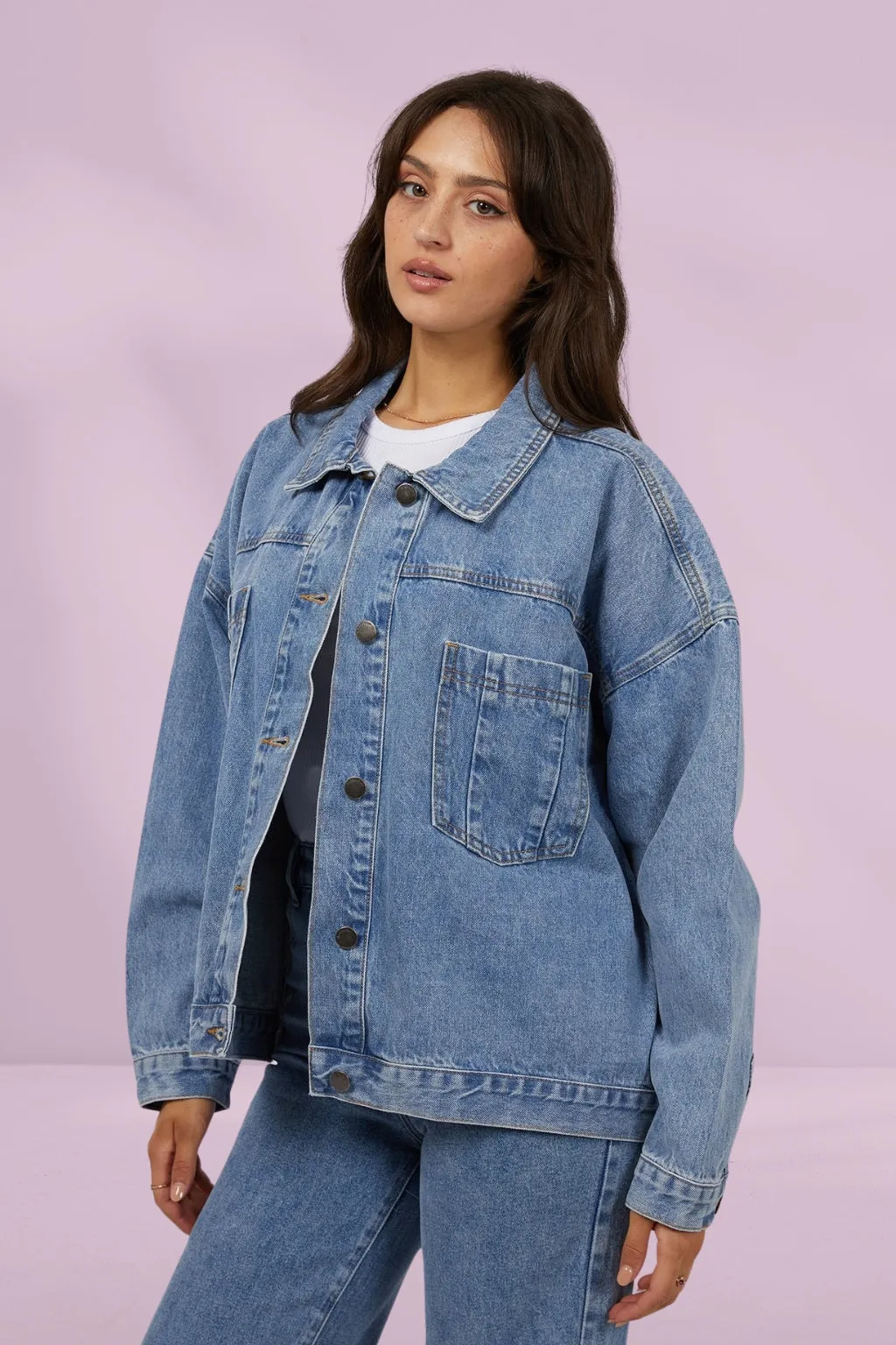 All About Eve Sydney Jacket Light Blue