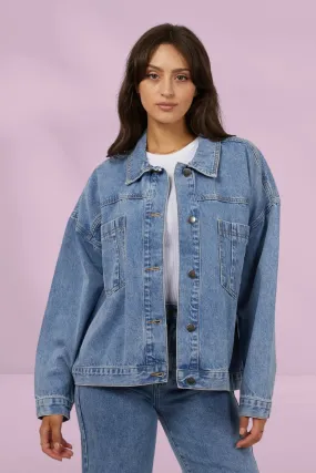 All About Eve Sydney Jacket Light Blue