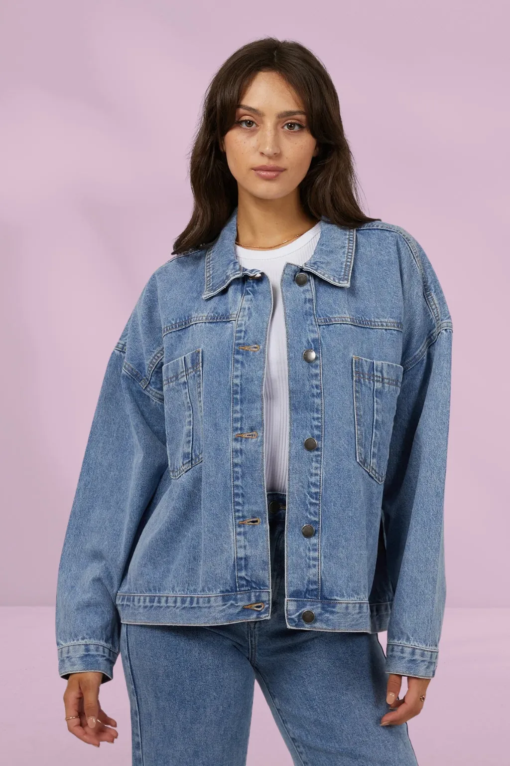 All About Eve Sydney Jacket Light Blue