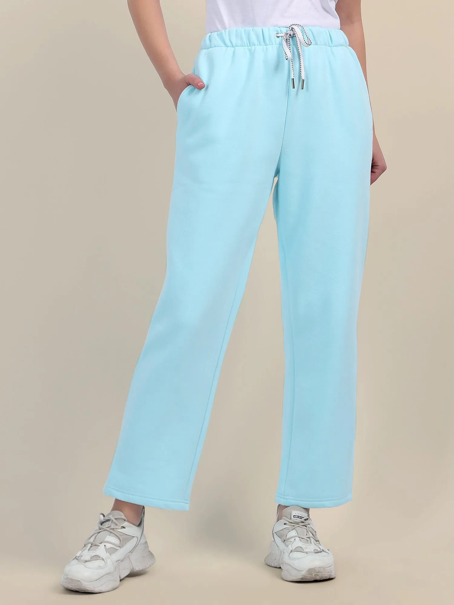 Amswan Womens Premium Cotton Aqua Sweatpant