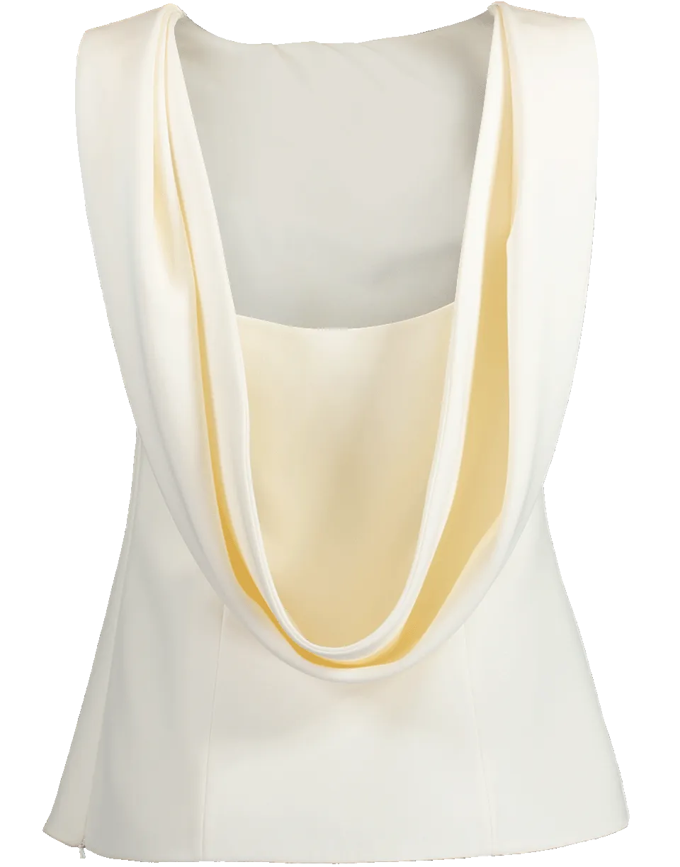 Antasia Draped Crepe Top