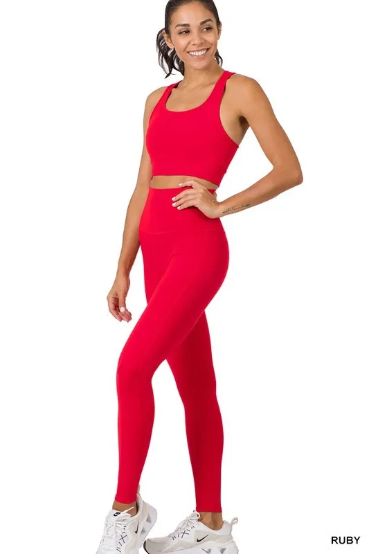 Ashley RACERBACK TANK TOP & LEGGINGS SET