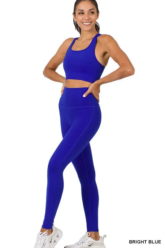 Ashley RACERBACK TANK TOP & LEGGINGS SET