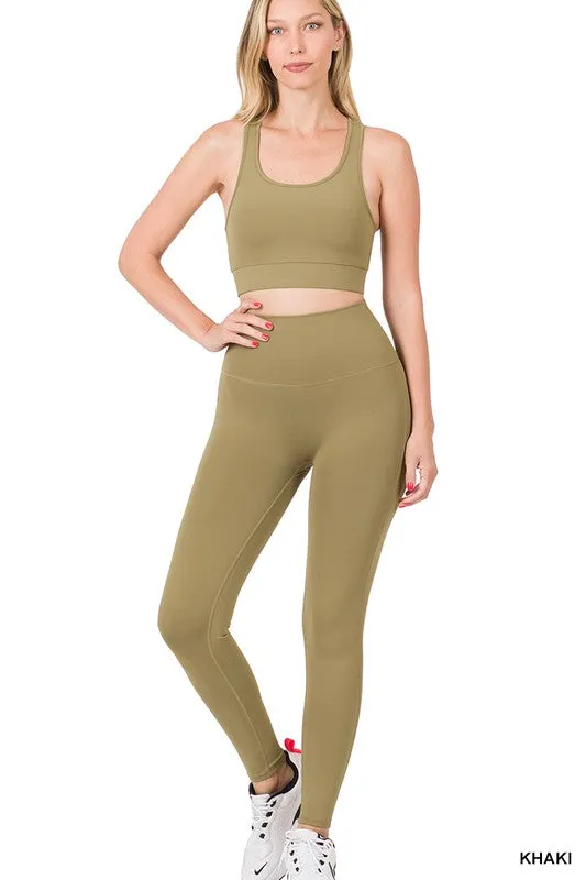 Ashley RACERBACK TANK TOP & LEGGINGS SET