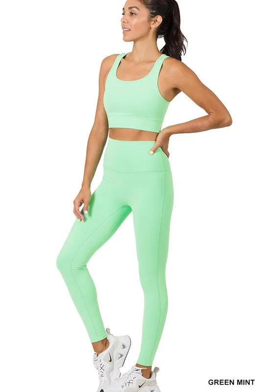 Ashley RACERBACK TANK TOP & LEGGINGS SET
