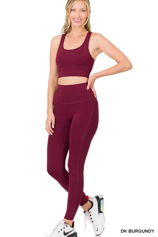 Ashley RACERBACK TANK TOP & LEGGINGS SET