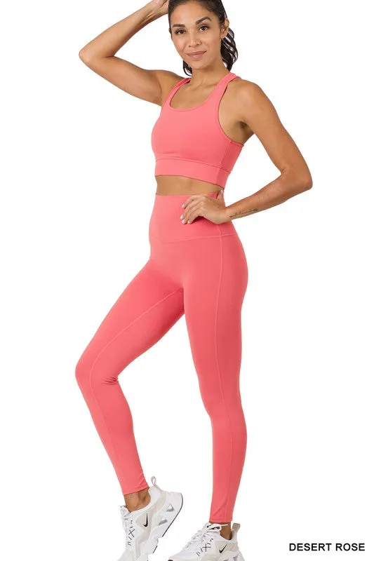 Ashley RACERBACK TANK TOP & LEGGINGS SET