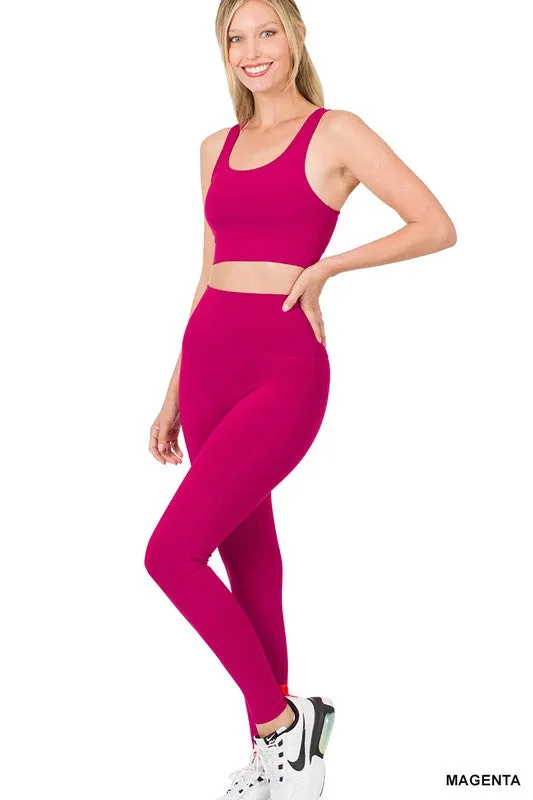 Ashley RACERBACK TANK TOP & LEGGINGS SET
