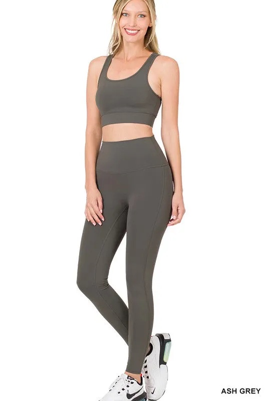 Ashley RACERBACK TANK TOP & LEGGINGS SET