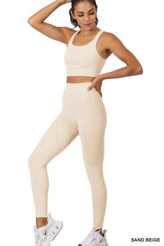 Ashley RACERBACK TANK TOP & LEGGINGS SET