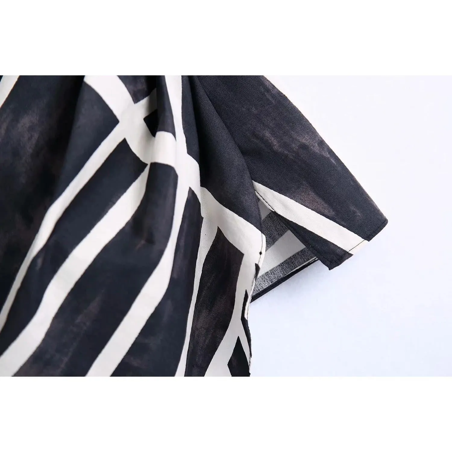 ASYMMETRIC HEM HIGH WAIST MINI SKIRT