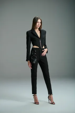 Black Tailoring Skinny Pants
