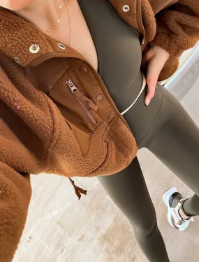 Button Fleece Jacket