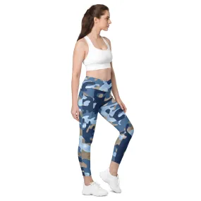 Camo leggings with pockets