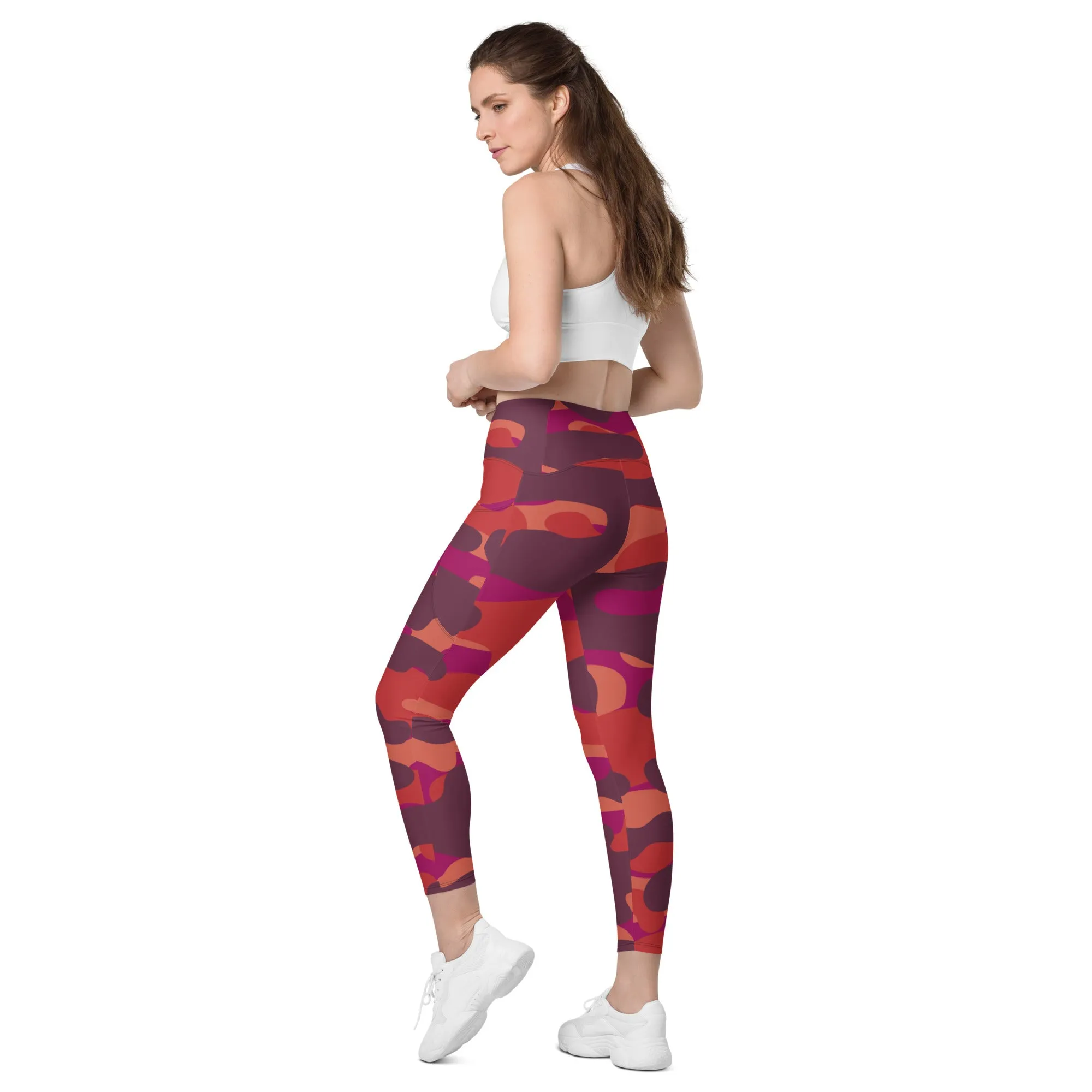 Camo leggings with pockets