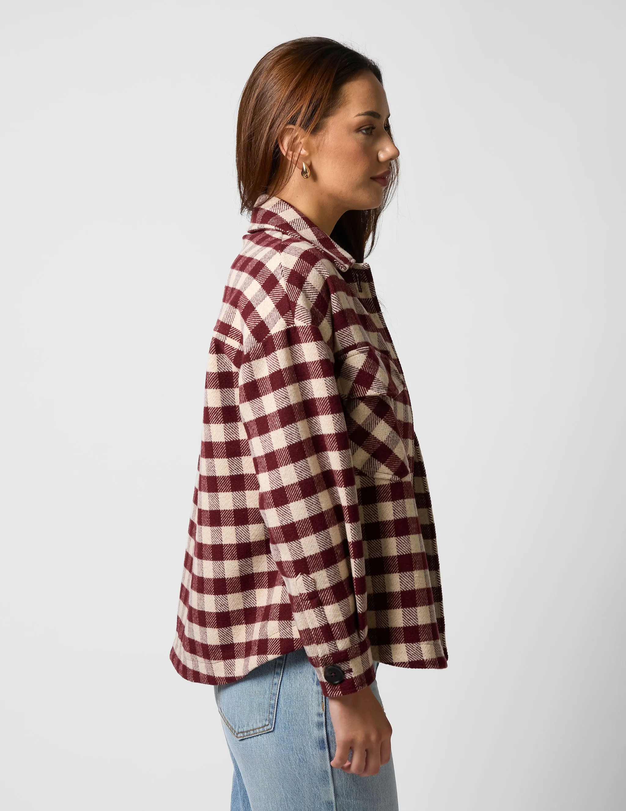 Carly Coat - Merlot