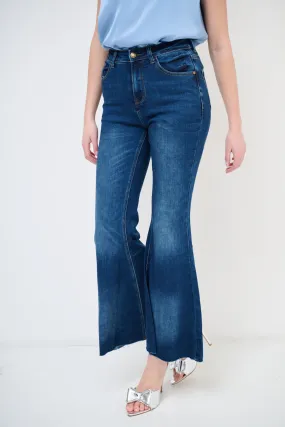 Classic denim flared pants wholesale