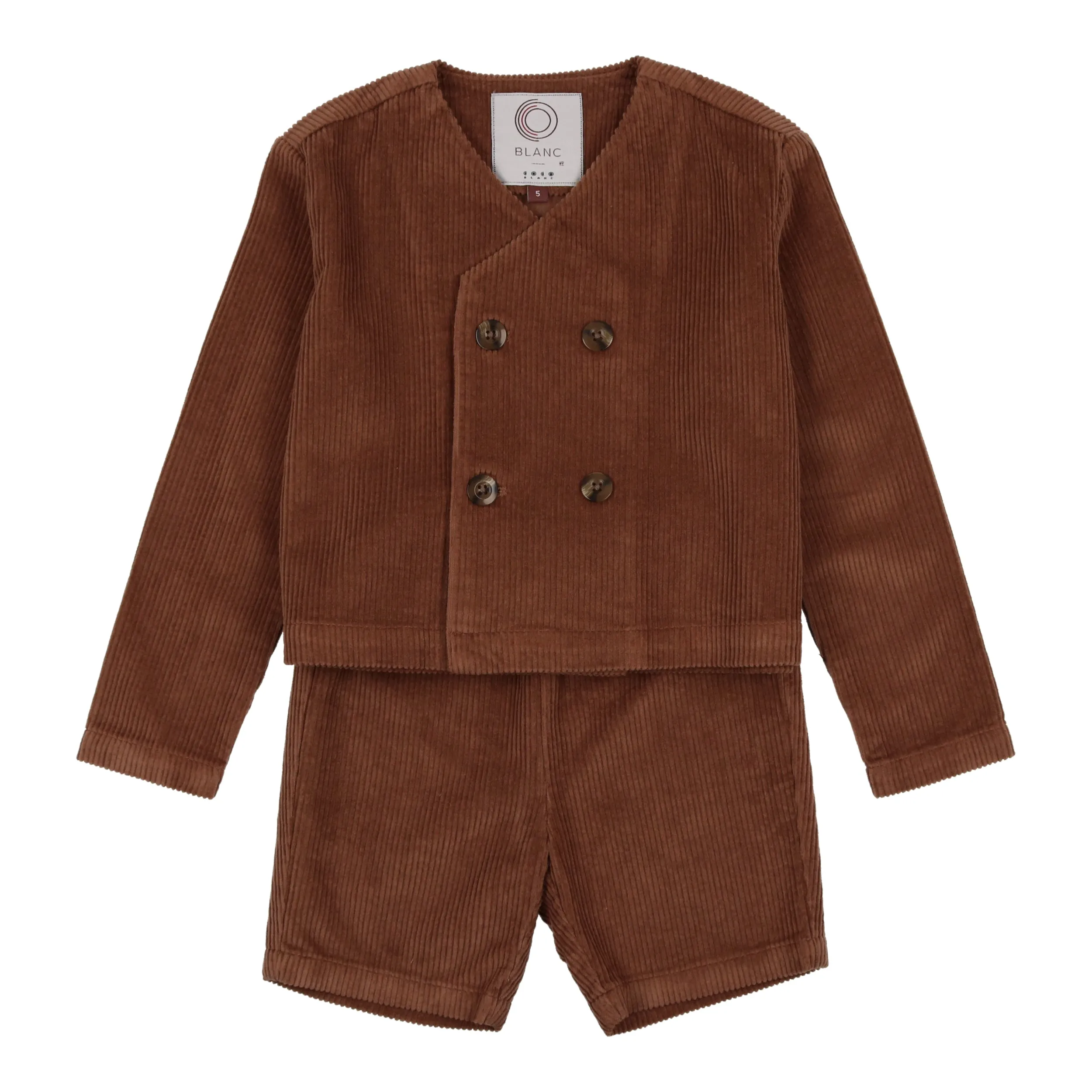 Coco Blanc Camel Corduroy Suit