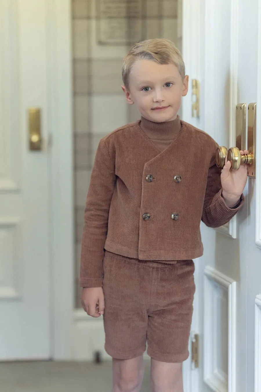 Coco Blanc Camel Corduroy Suit