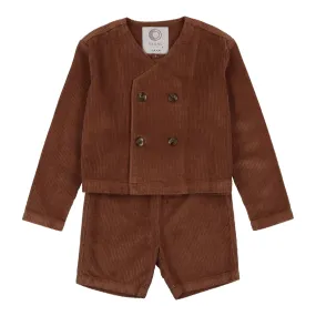 Coco Blanc Camel Corduroy Suit