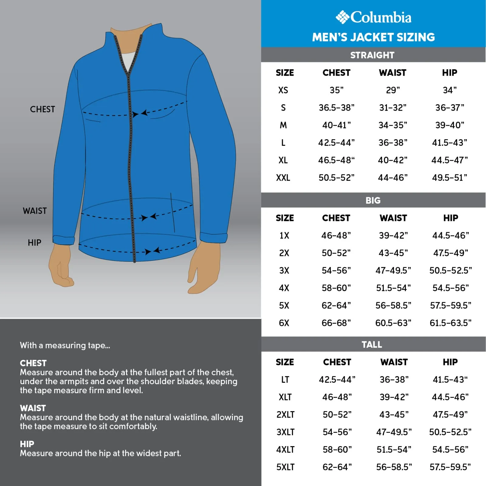 Columbia Men's Full Zip Fleece Jacket - Black