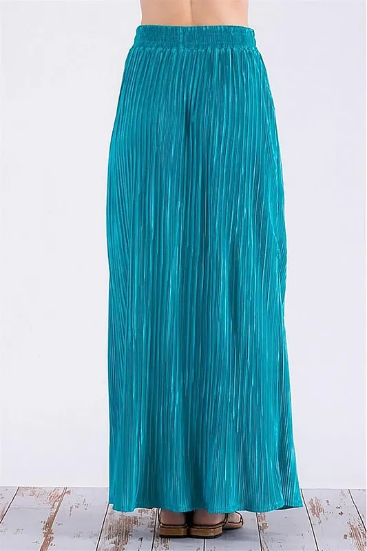 CRINKLED TEXTURE BODRE MIDI SKIRT FINAL SALE NO RETURNS OR EXCHANGES