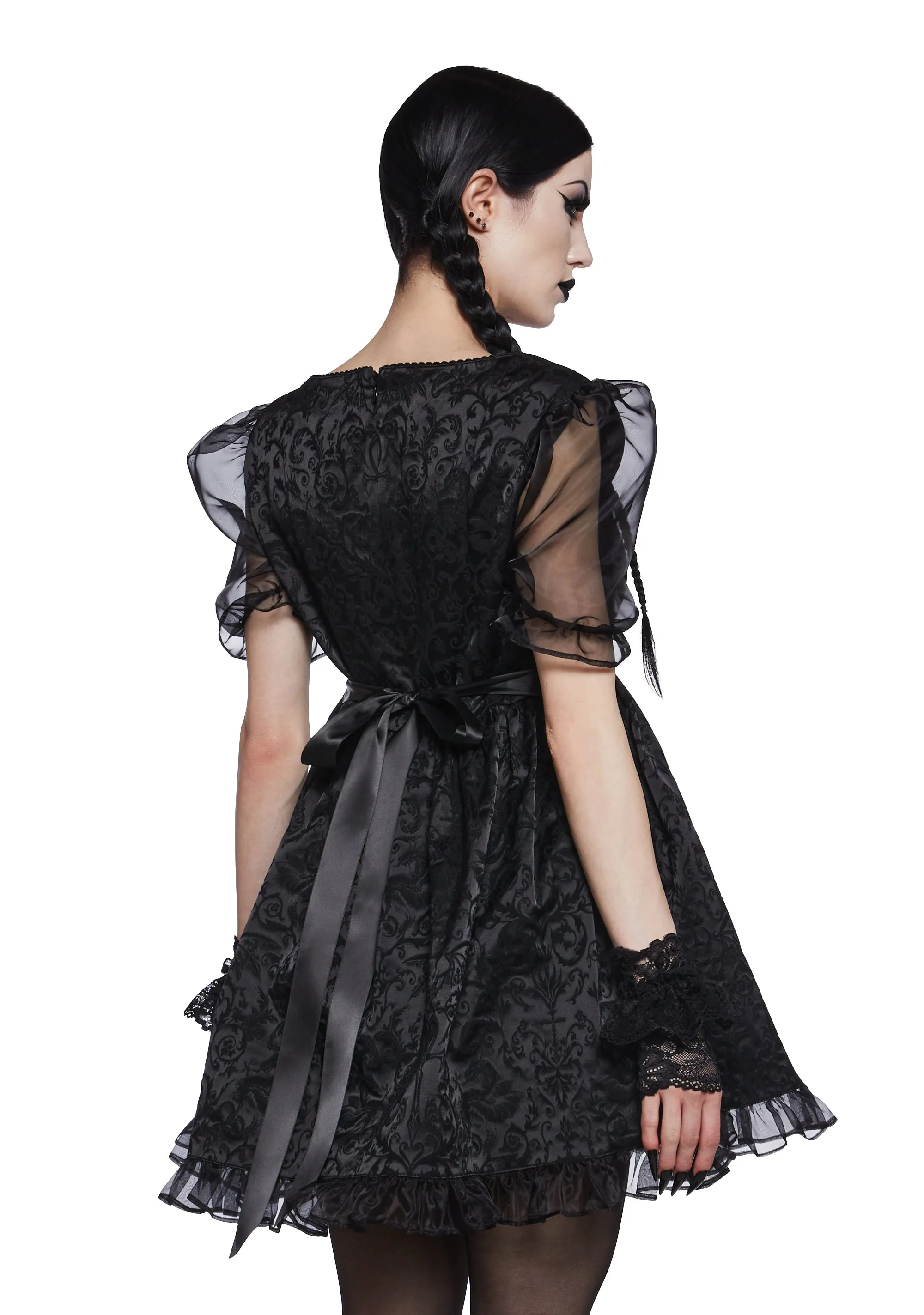 Dark Bidding Babydoll Dress