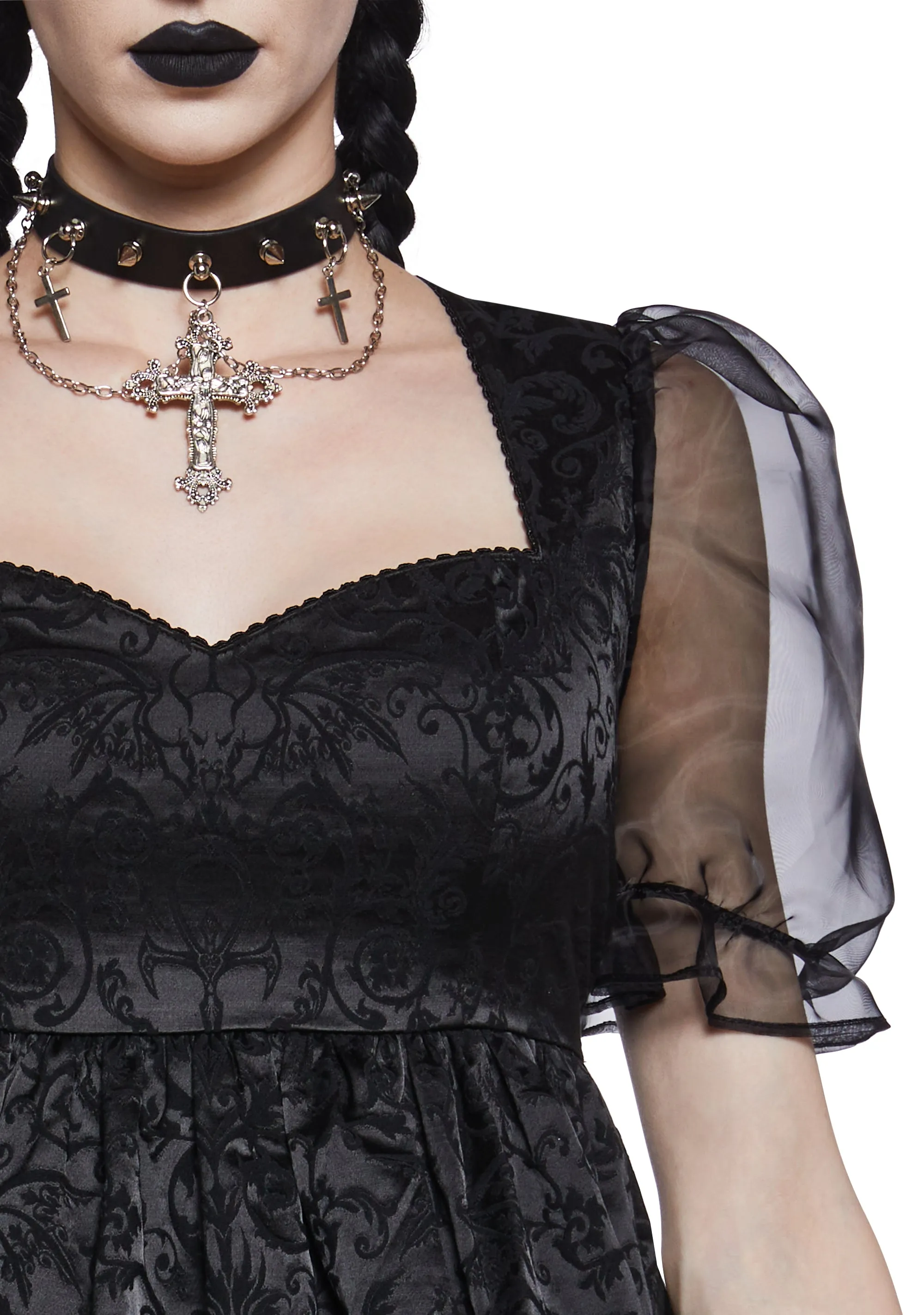 Dark Bidding Babydoll Dress