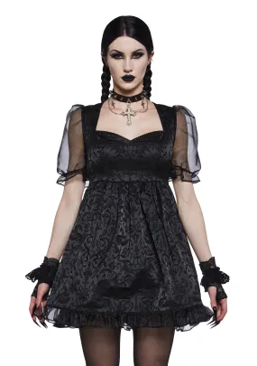 Dark Bidding Babydoll Dress