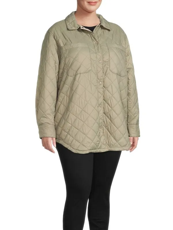 Dex Quilted Light Puffer Shacket