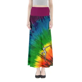 DMB Tie Dye Full Length Maxi Skirt