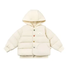 Down Fleece Jacket - Cloud