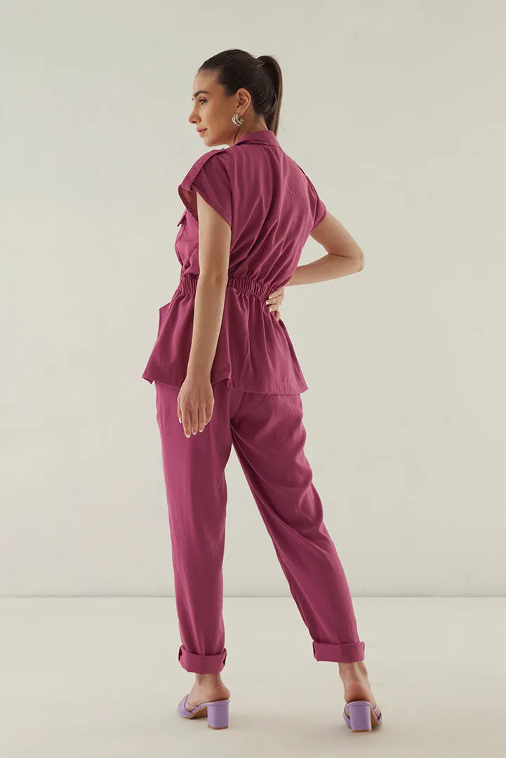 Eden Rani Pink Shacket Set