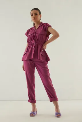 Eden Rani Pink Shacket Set