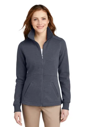 EMBROIDERED - L293 - Port Authority® Ladies' Slub Fleece Full-Zip Jacket