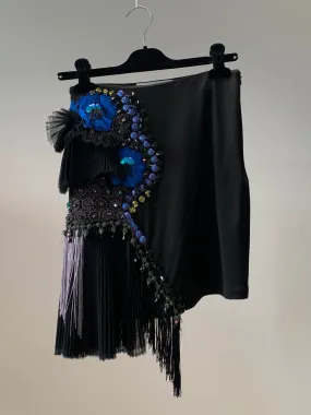 Embroidered Mini Skirt