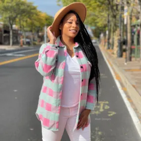 Eva Plaid Shacket