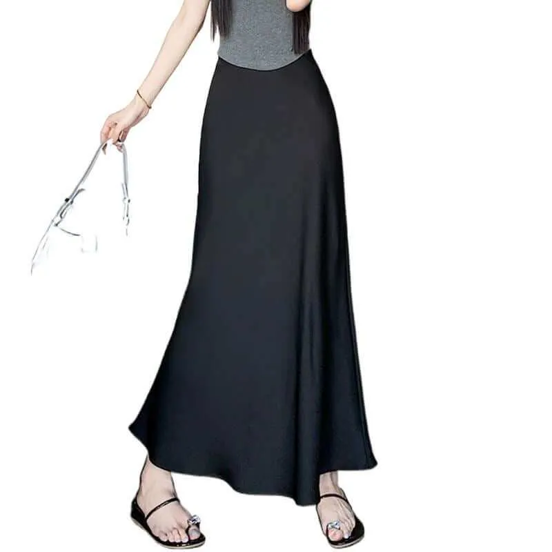 Fashion Skirt Women's Mid-length High Waist Sheath