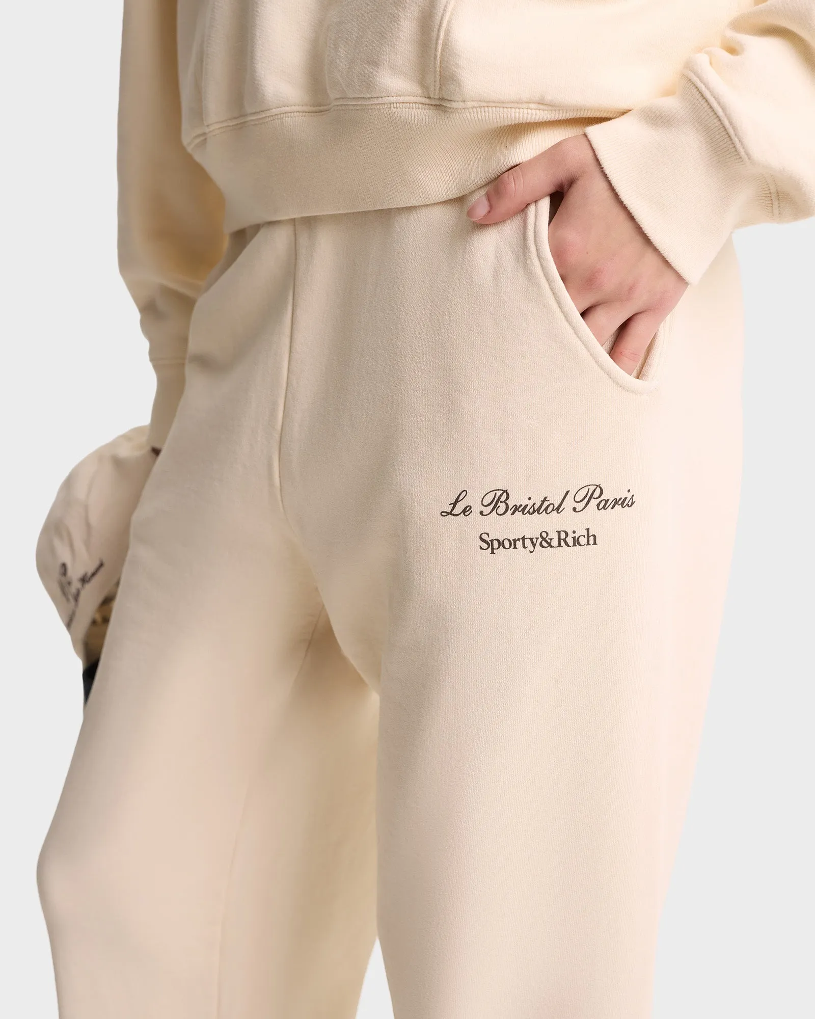 Faubourg Sweatpant - Cream/Chocolate