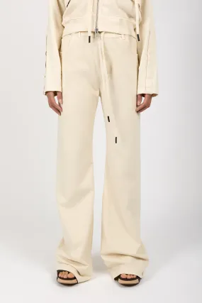 Flared Jersey Pant in Shell