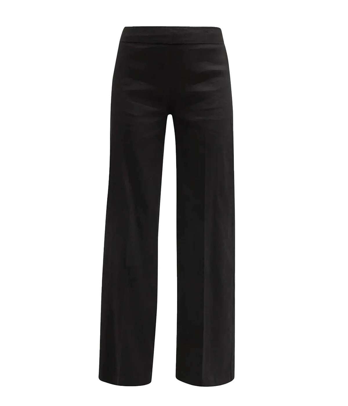 Flavia Linen Pants in Black