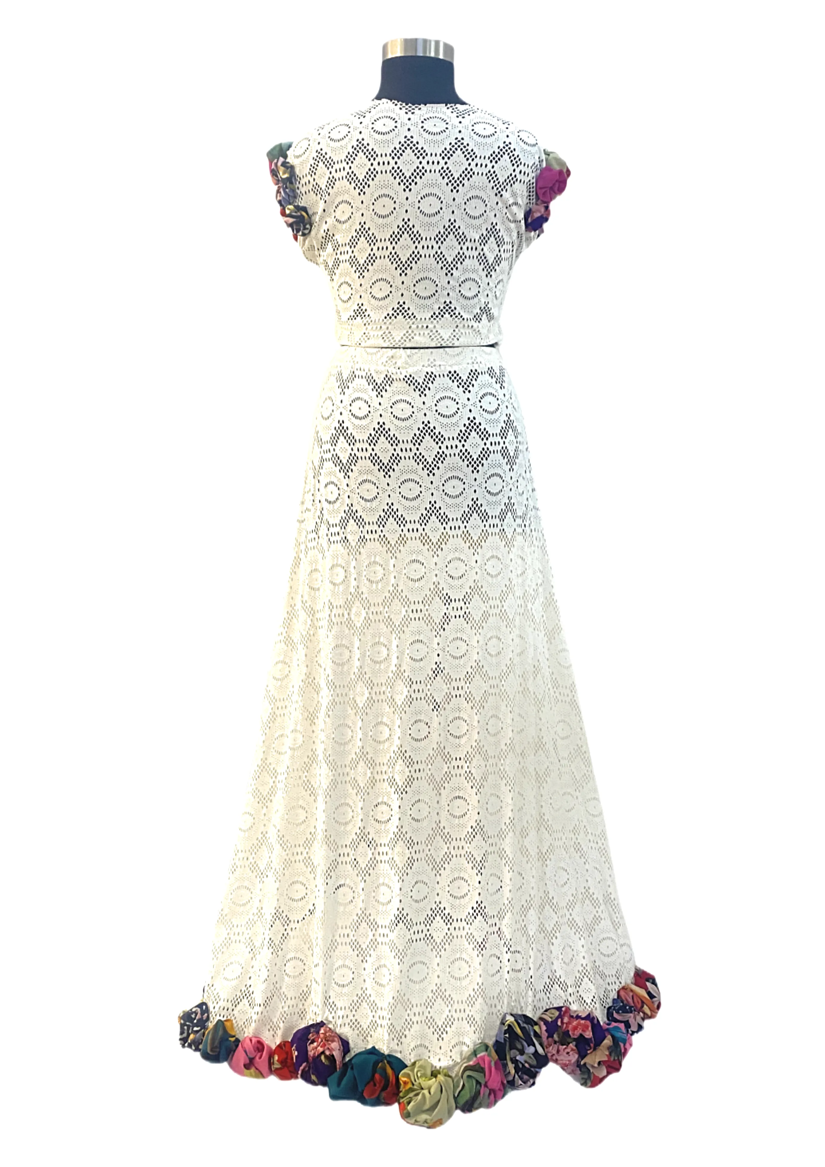 Floral decorated dress
