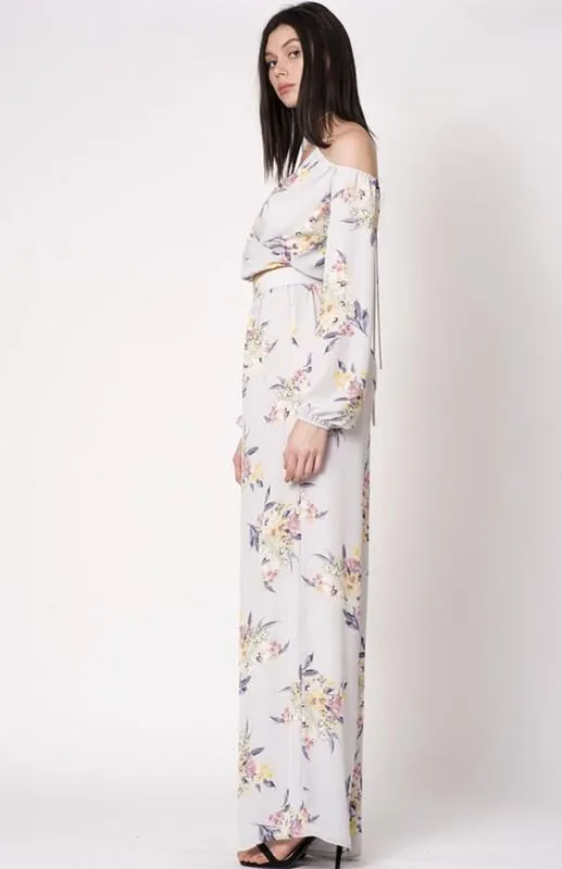 High Waist Floral Pants