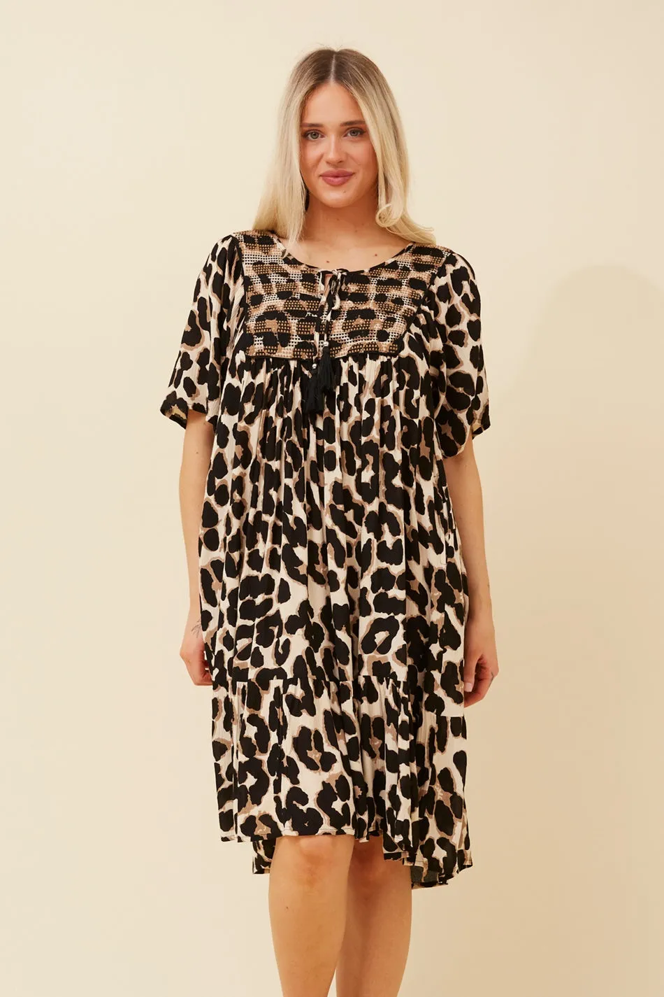 HONDA ANIMAL PRINT DRESS