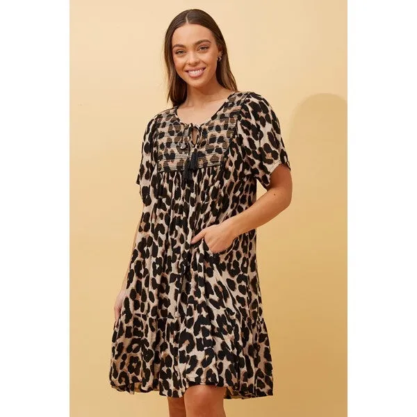 HONDA ANIMAL PRINT DRESS