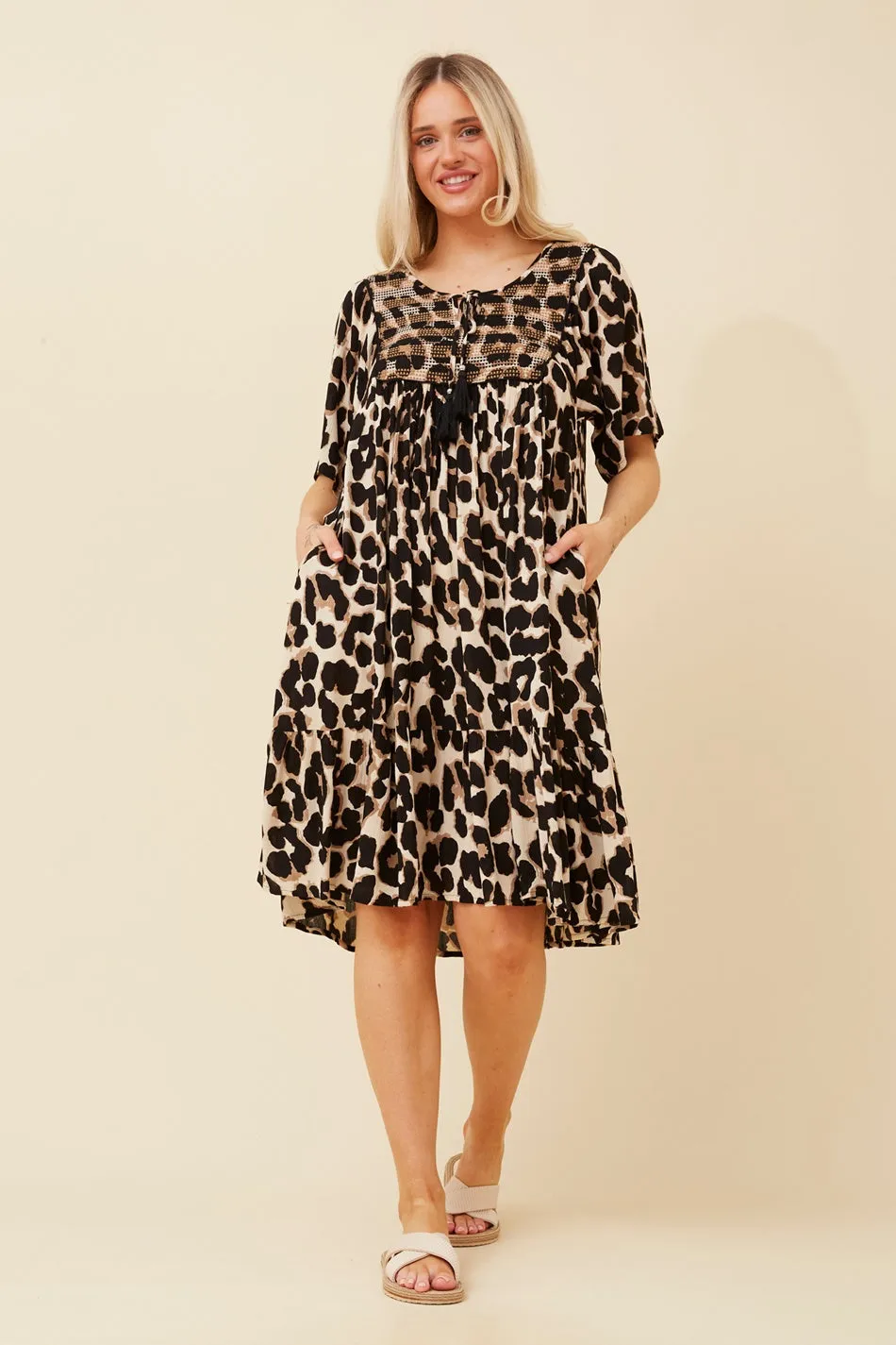 HONDA ANIMAL PRINT DRESS
