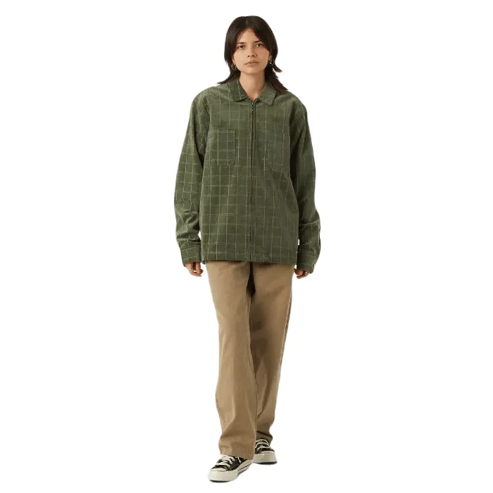 HUF TRENTON ZIP SHACKET JAS - OLIVE